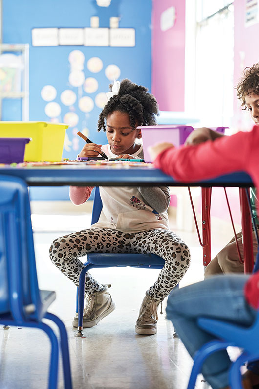 Child in school